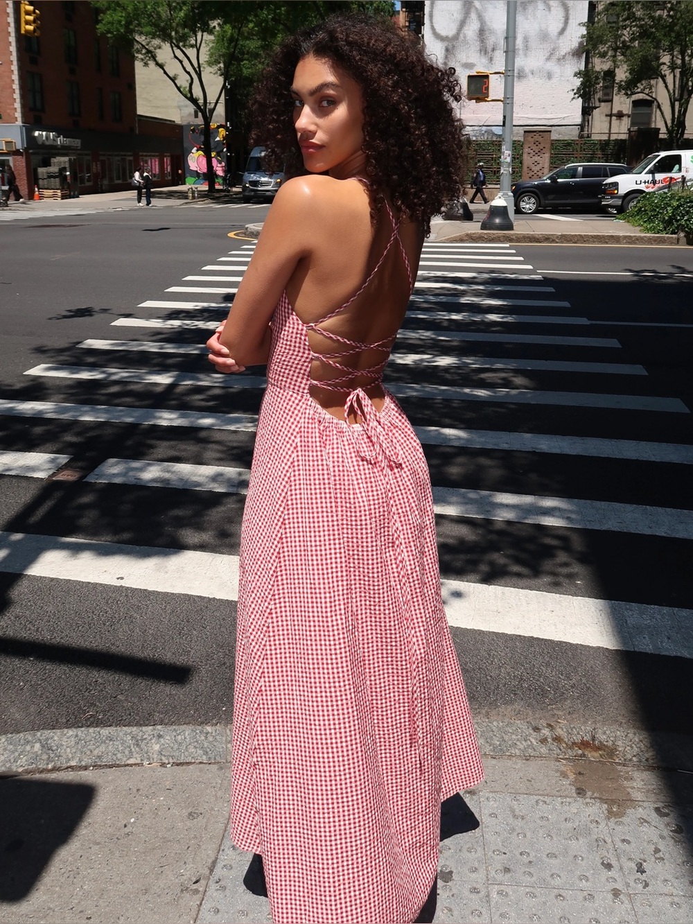 Posse Lori Dress in Red Gingham